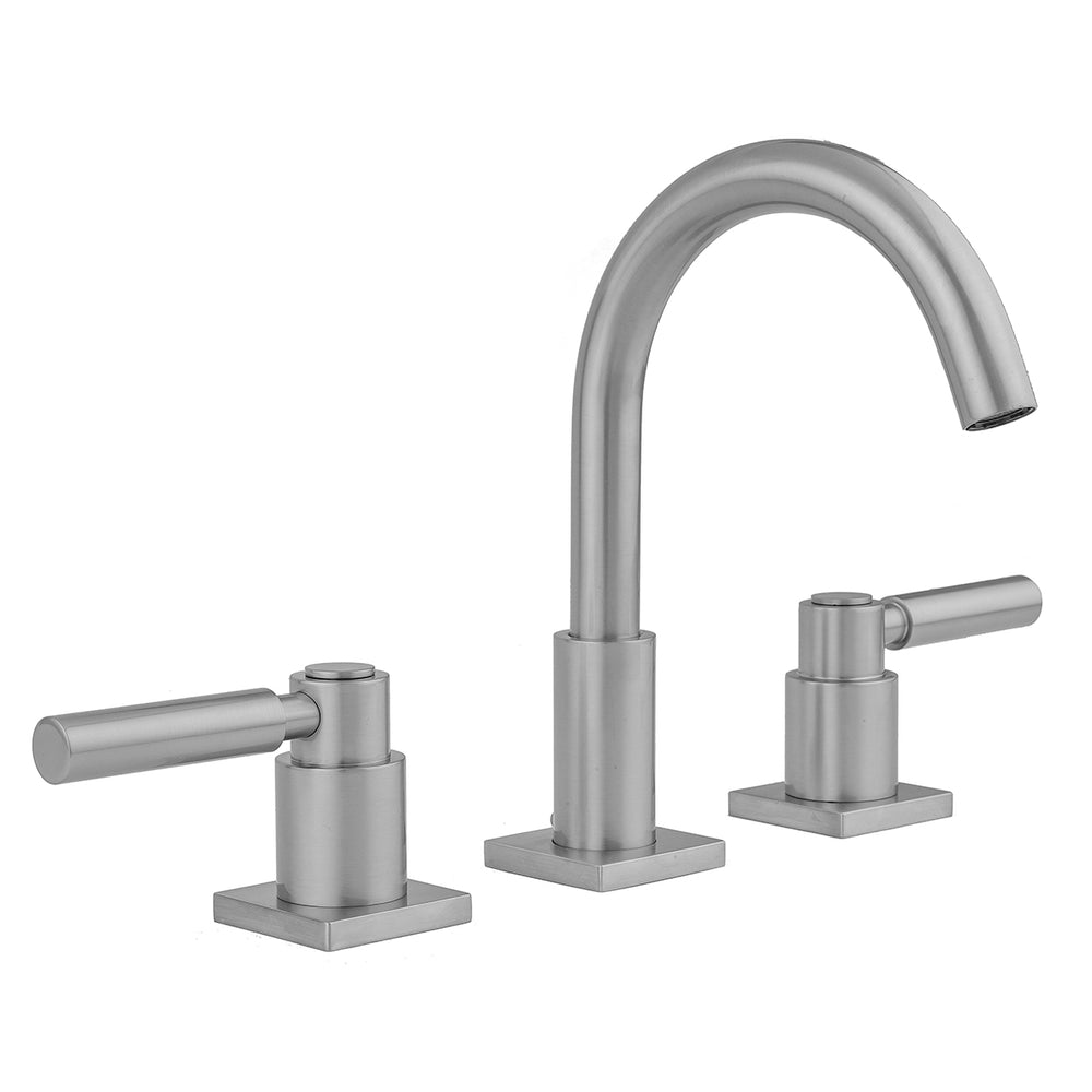 Uptown Contempo Faucet with Square Escutcheons & Lever Handles- 0.5 GPM in Multiple Finishes