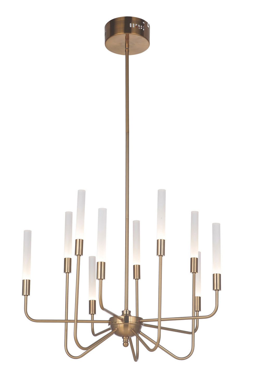 Craftmade - 49610-SB-LED - Valdi LED Chandelier in Satin Brass Finish - Valdi