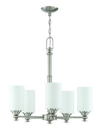 Craftmade - 49825 - Dardyn Five Light Chandelier in Mulltiple Finishes - Dardyn