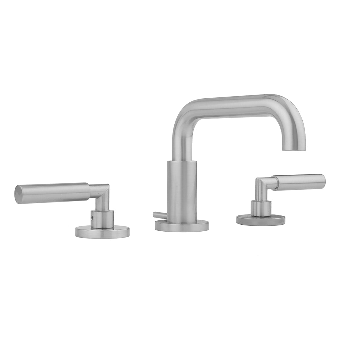 Downtown Contempo Faucet with Round Escutcheons & Contempo Hub Base Lever Handles- 0.5 GPM in Multiple Finishes