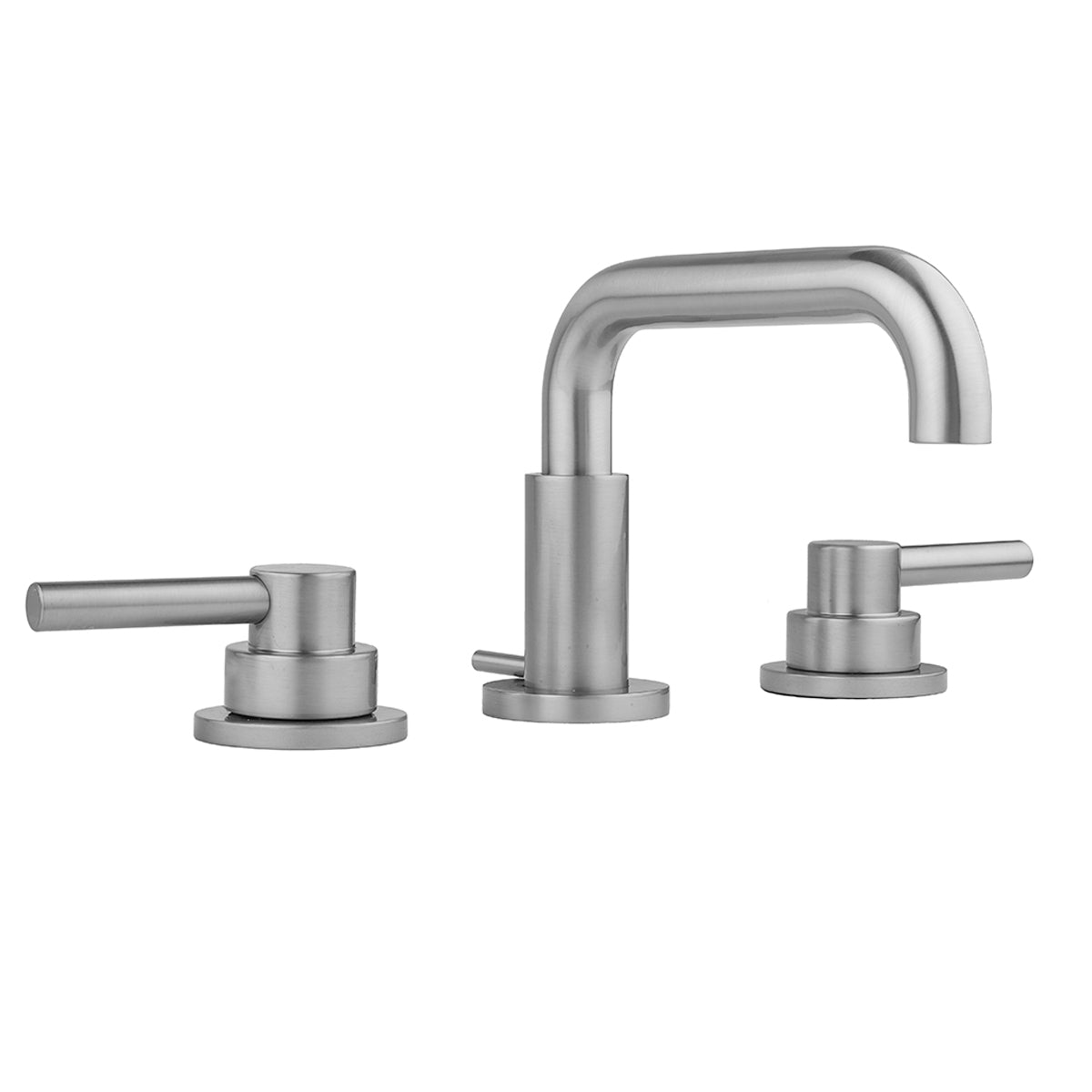 Downtown Contempo Faucet with Round Escutcheons & Low Contempo Lever Handles- 0.5 GPM in Multiple Finishes