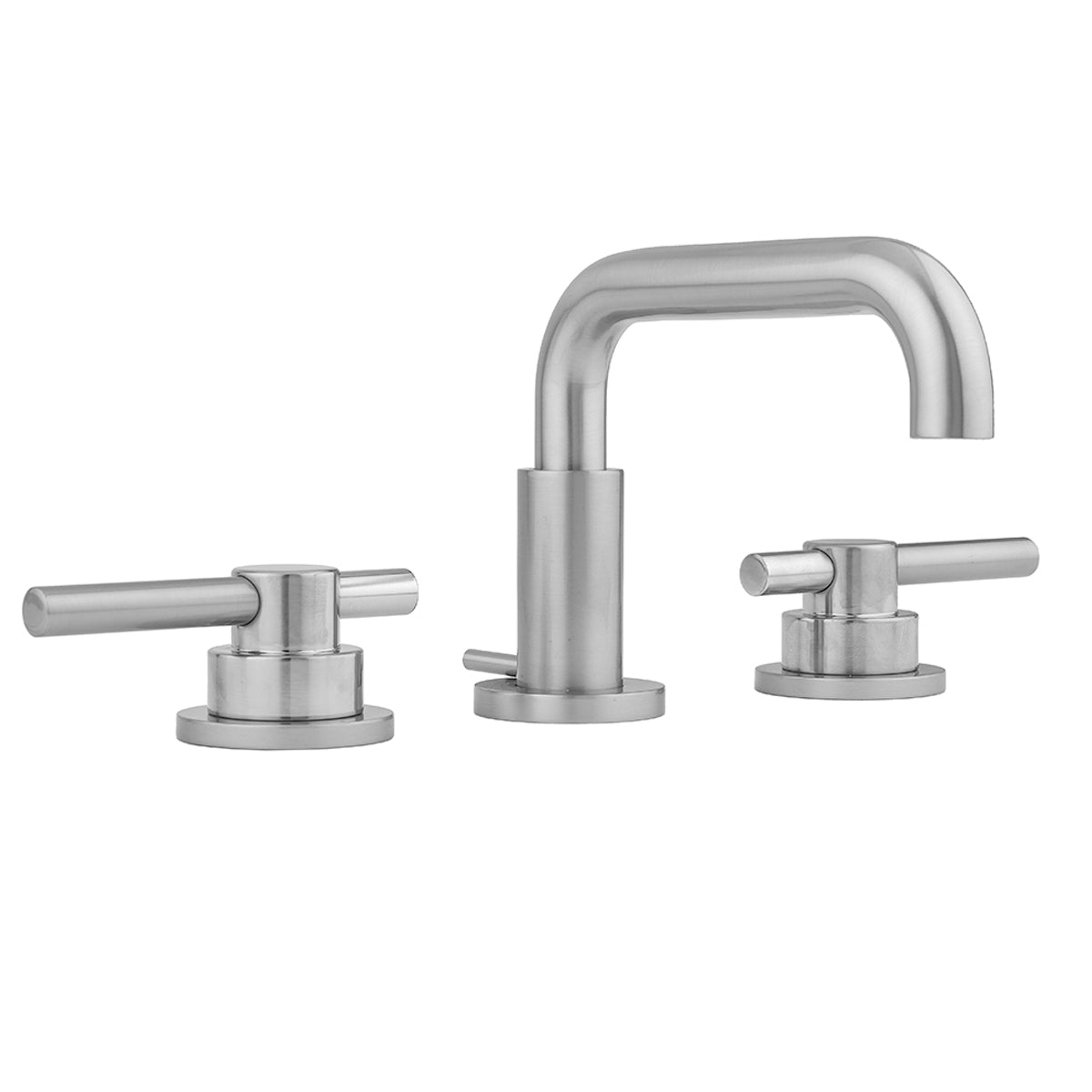 Downtown Contempo Faucet with Round Escutcheons & Peg Lever Handles in Multiple Finishes