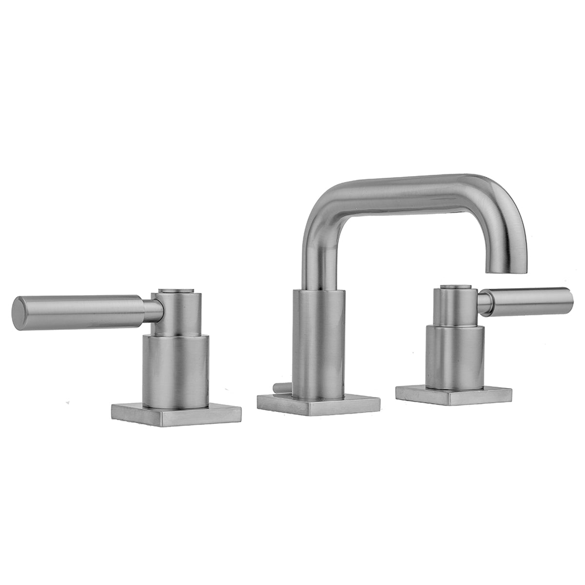 Downtown Contempo Faucet with Square Escutcheons & High Lever Handles- 0.5 GPM in Multiple Finishes