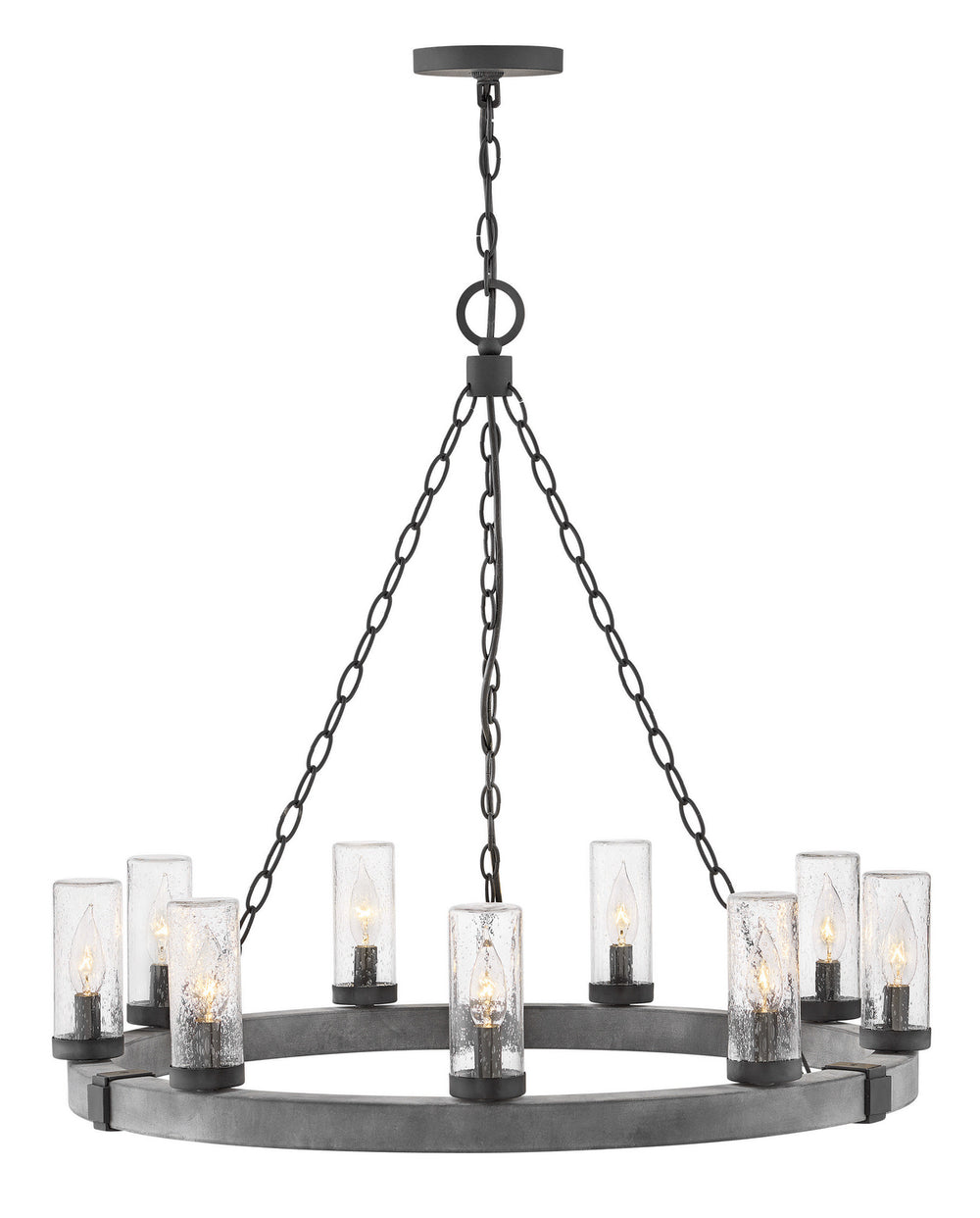 Hinkley - 29208DZ - LED Chandelier - Sawyer - Aged Zinc