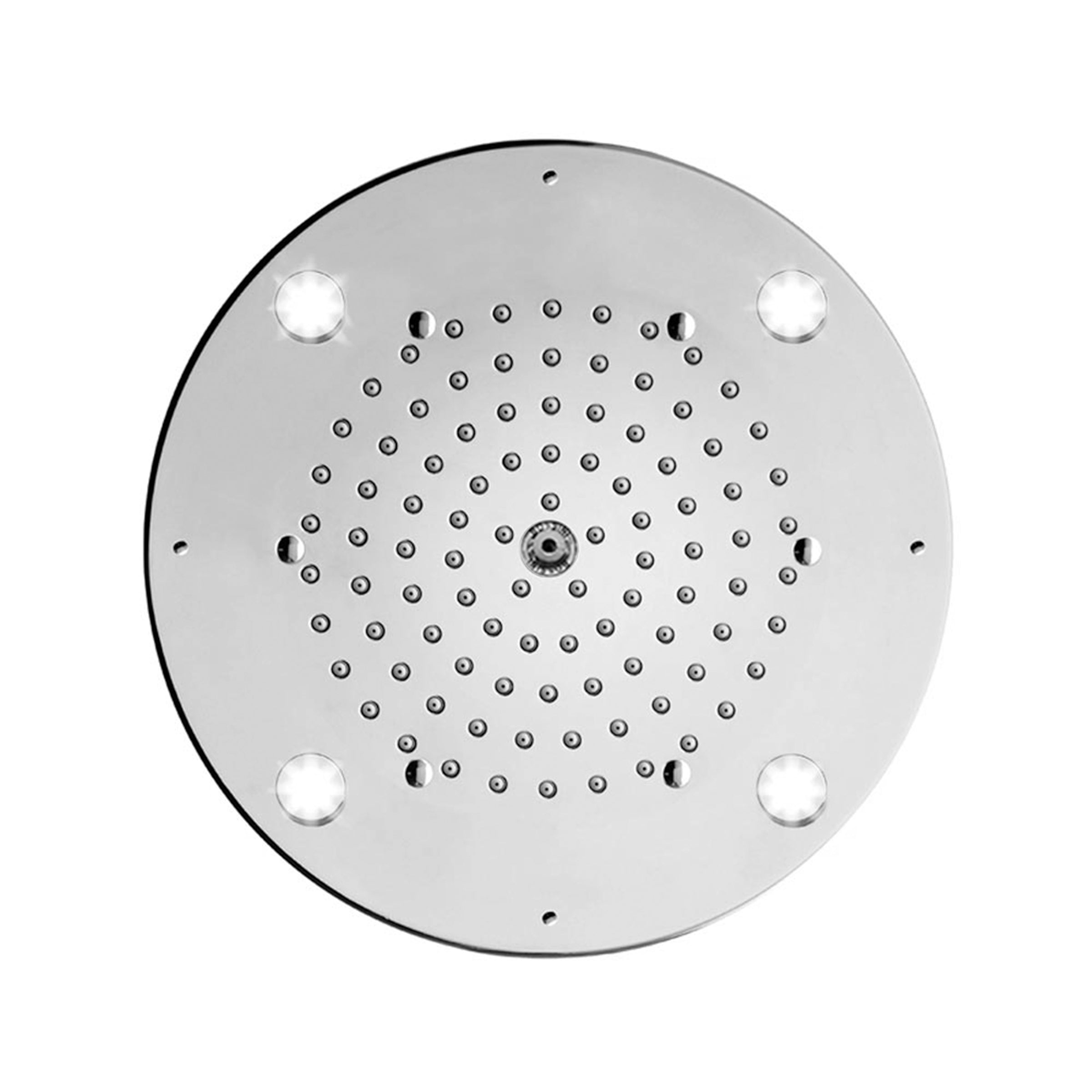 8" Diameter Chromatherapy CIRCOLARE Dream Light Rain Canopy in Polished Chrome (PCH) Finish