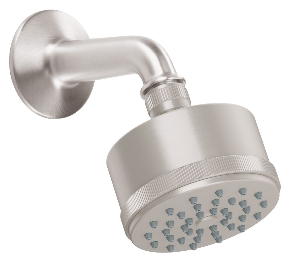 California Faucets - 9120.061-85.18-SN - 8 Jet Showerhead Kit - Coined - Satin Nickel  - Steampunk Bay