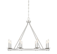 Savoy House - 1-308-8-SN - Eight Light Chandelier - Middleton - Satin Nickel