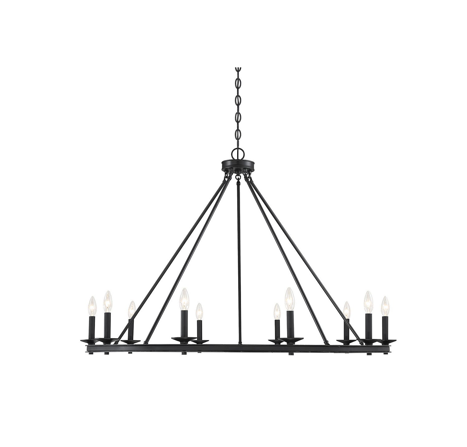 Savoy House - 1-310-10-89 - Ten Light Chandelier - Middleton - Matte Black