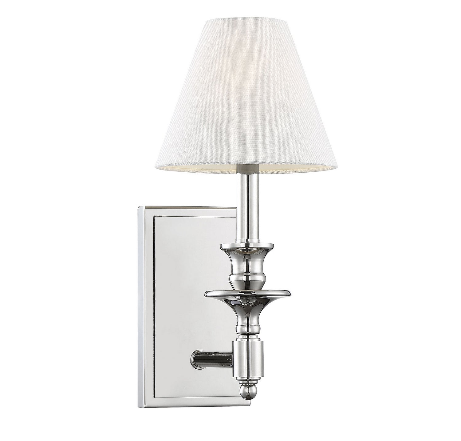 Savoy House - 9-0700-1-109 - One Light Wall Sconce - Washburn - Polished Nickel