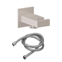 California Faucets - 9126-78-SN - Wall Mounted Handshower Kit - Rectangle Base - Satin Nickel  - Terra Mar