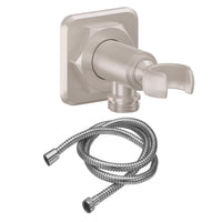 California Faucets - 9126-85-SN - Wall Mounted Handshower Kit - Quad Base - Satin Nickel  - Steampunk Bay