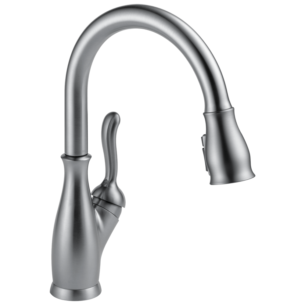 Delta Leland®: Single Handle Pull-Down Kitchen Faucet with ShieldSpray® Technology - Maison&Co.