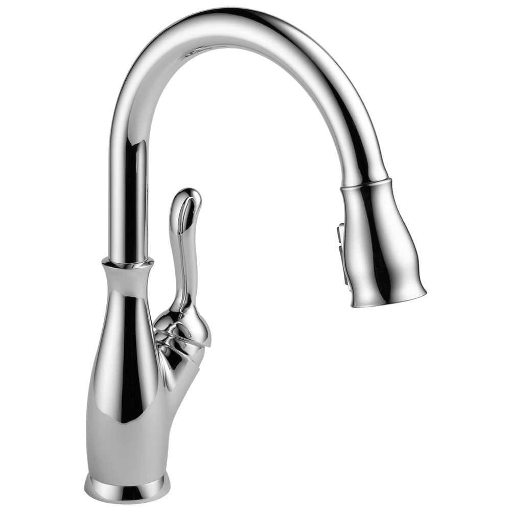 Delta Leland®: Single Handle Pull-Down Kitchen Faucet with ShieldSpray® Technology - Maison&Co.