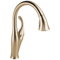 Delta Addison™: Single Handle Pull-Down Kitchen Faucet with ShieldSpray® Technology - Maison&Co.