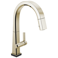 Delta Pivotal™: Single Handle Pull Down Kitchen Faucet with Touch<sub>2</sub>O® Technology - Maison&Co.