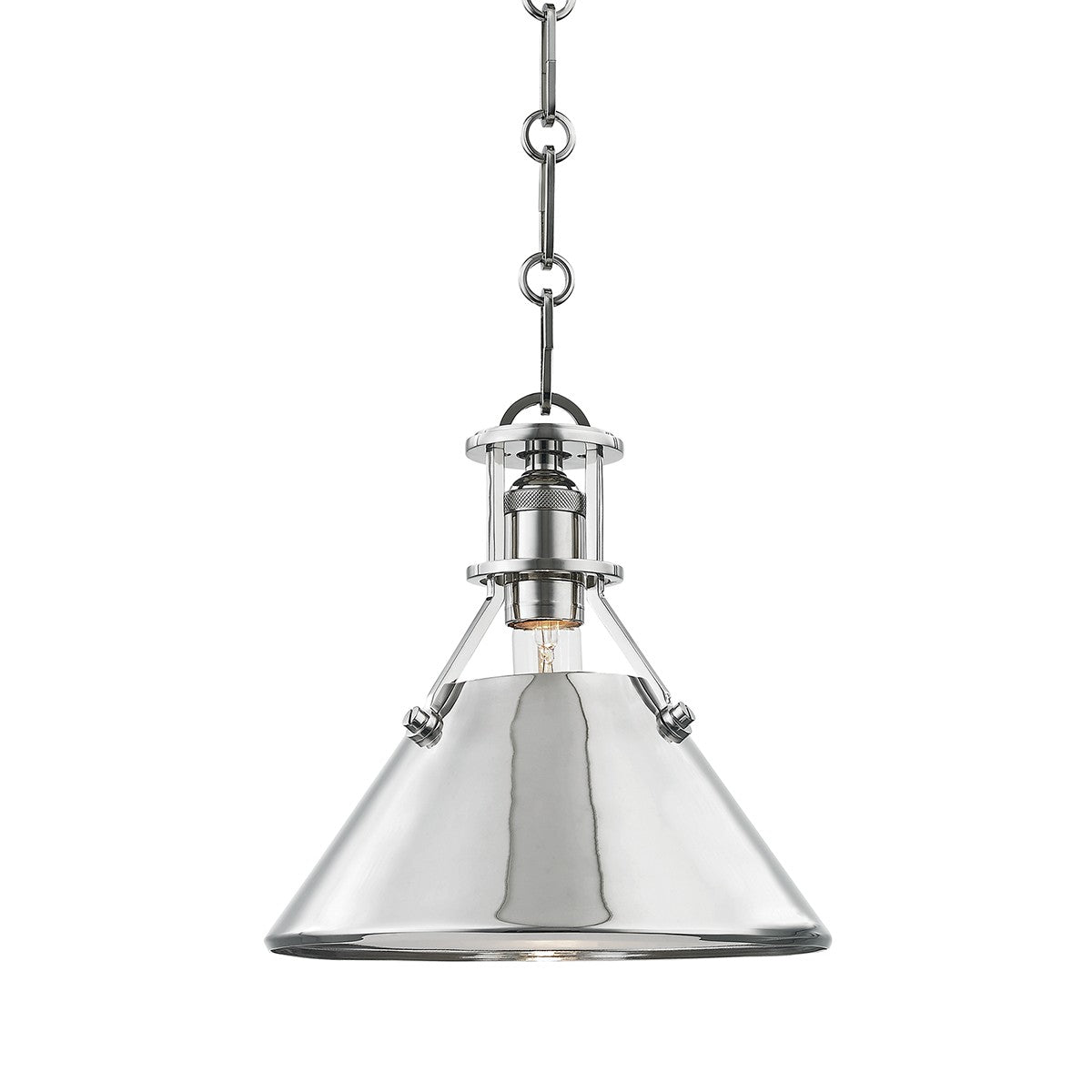 Hudson Valley - MDS951-PN - One Light Pendant - Metal No.2 - Polished Nickel