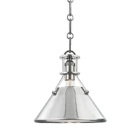 Hudson Valley - MDS951-PN - One Light Pendant - Metal No.2 - Polished Nickel