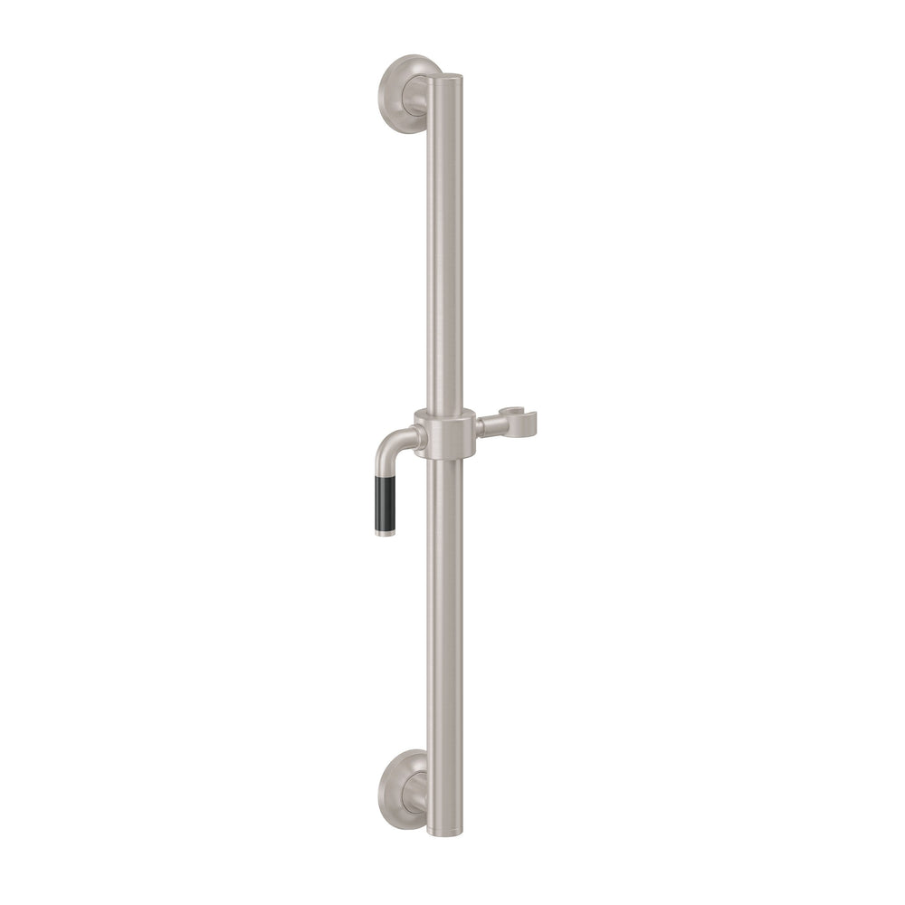 California Faucets - 9424S-30F-SN - 24" Grab Bar with Slide - Satin Nickel  - Descanso