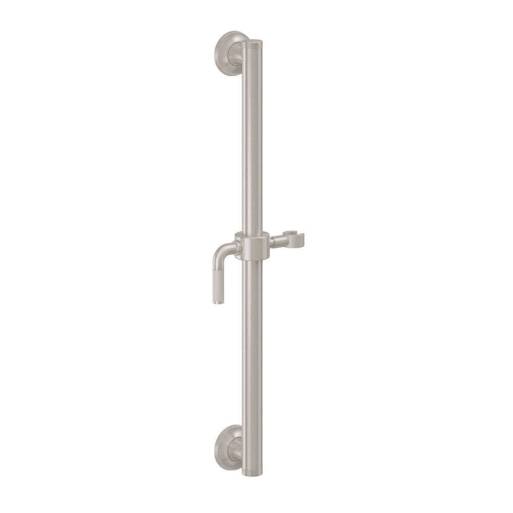 California Faucets - 9424S-30K-SN - 24" Grab Bar with Slide - Satin Nickel  - Descanso