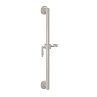 California Faucets - 9424S-45-SN - 24" Grab Bar with Slide - Satin Nickel  - Rincon Bay