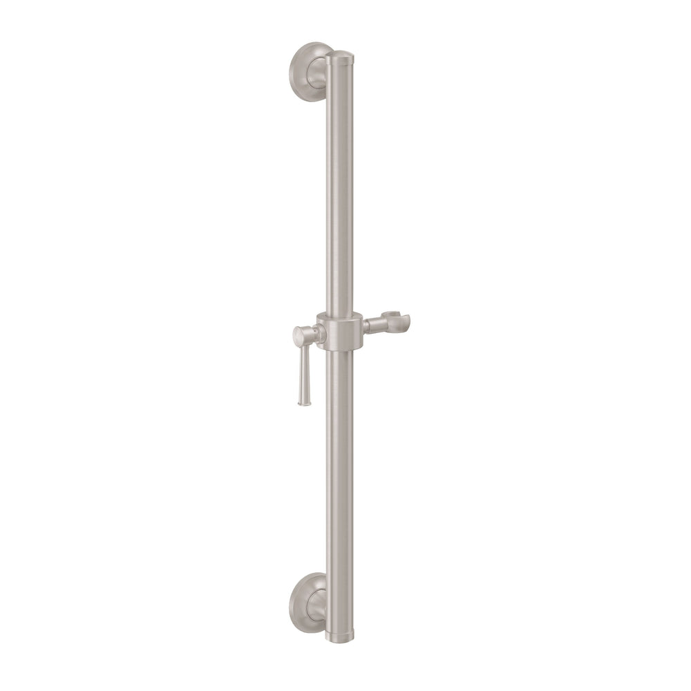 California Faucets - 9424S-48-SN - 24" Grab Bar with Slide - Satin Nickel  - Miramar