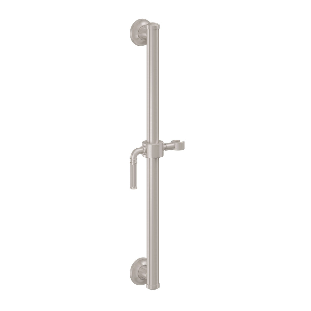 California Faucets - 9424S-C1-SN - 24" Grab Bar with Slide - Satin Nickel  - Trousdale