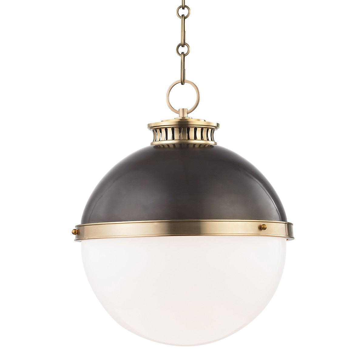 Hudson Valley - 4025-ADB - One Light Pendant - Latham - Aged/Antique Distressed Bronze