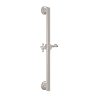 California Faucets - 9430S-47-SN - 30" Grab Bar with Slide - Satin Nickel  - Monterey