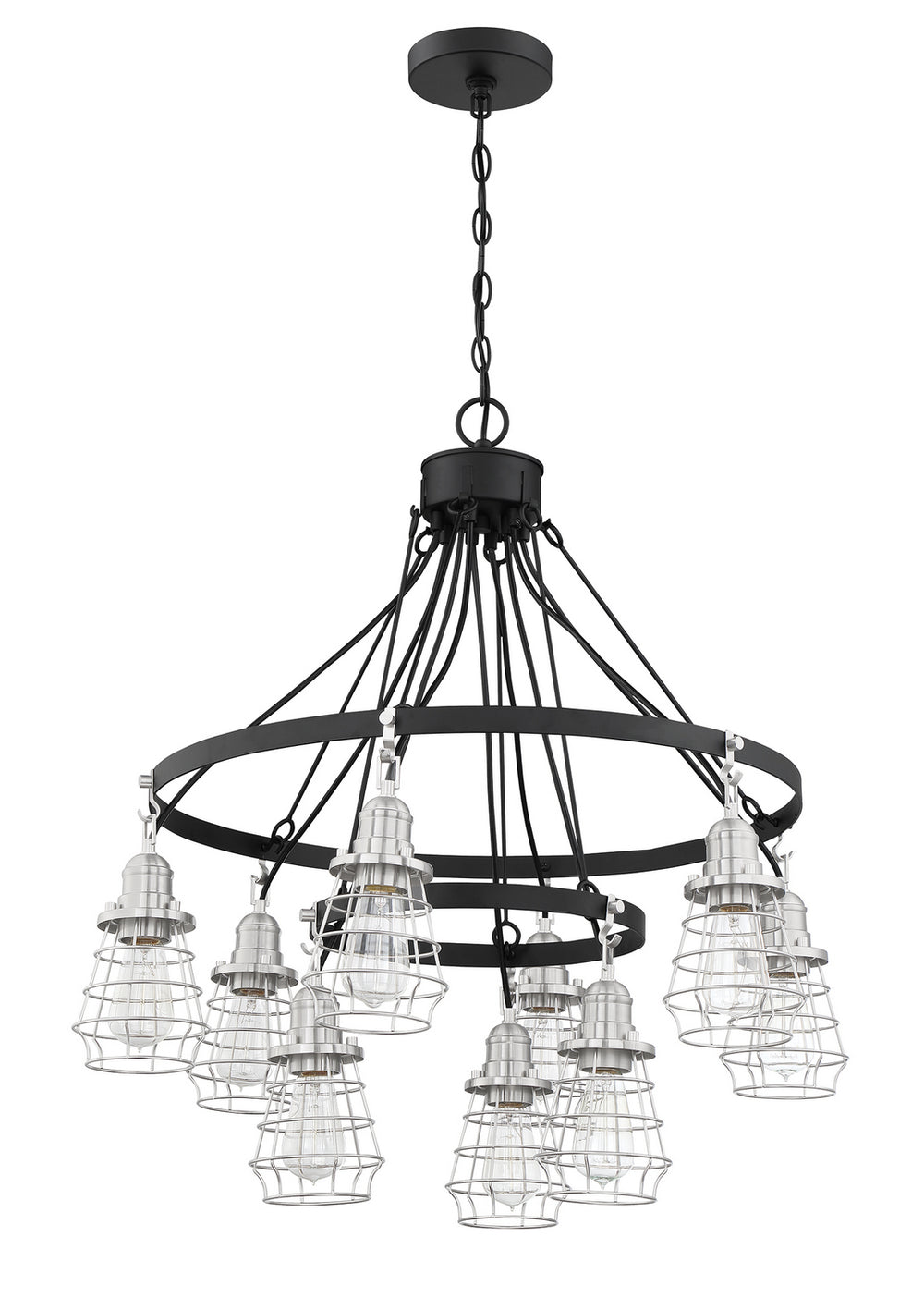 Craftmade - 50629 - Thatcher Nine Light Chandelier in Mulltiple Finishes - Thatcher