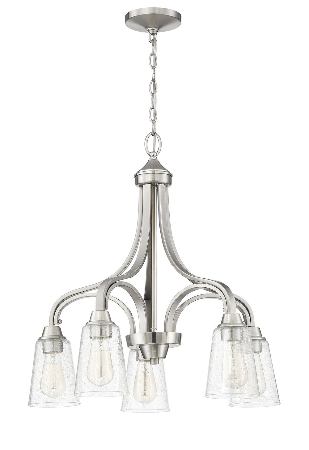 Craftmade - 41915 - Grace Five Light Chandelier in Mulltiple Finishes - Grace