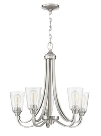 Craftmade - 41925 - Grace Five Light Chandelier in Mulltiple Finishes - Grace