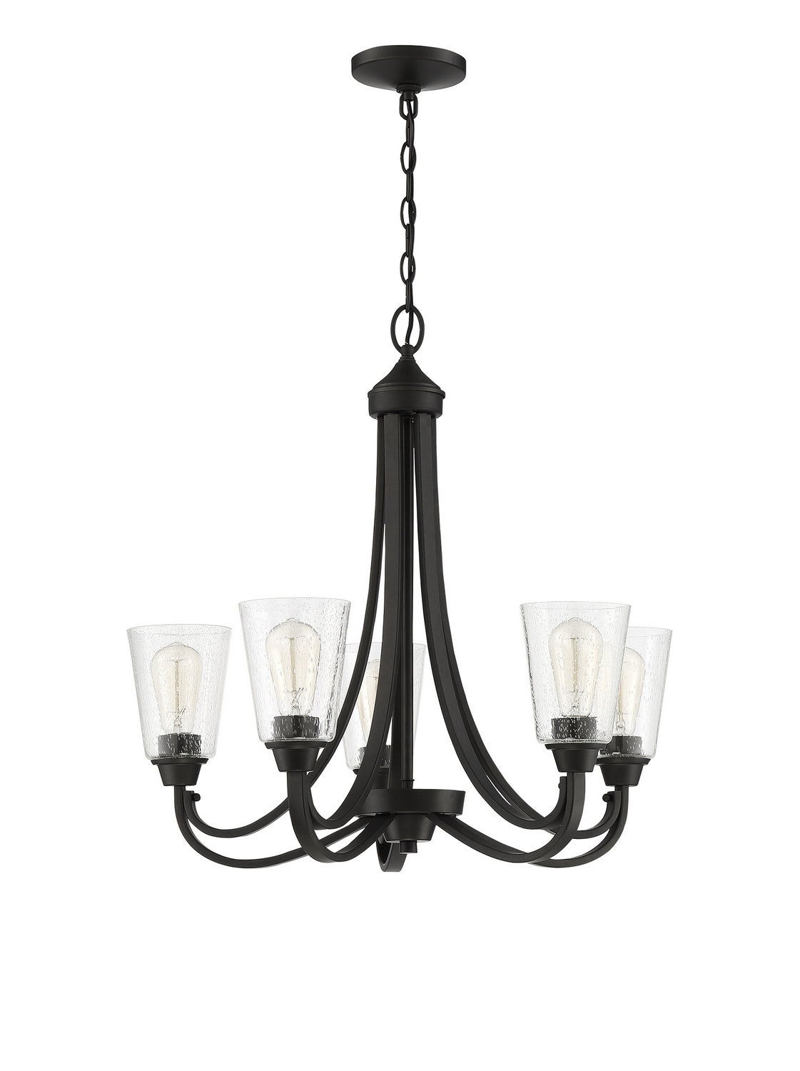 Craftmade - 41925 - Grace Five Light Chandelier in Mulltiple Finishes - Grace