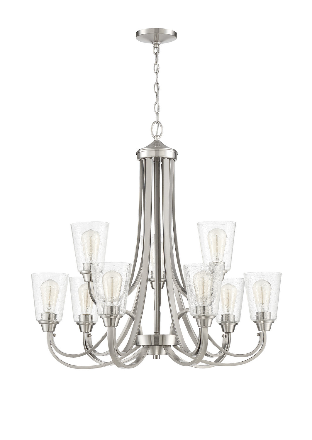 Craftmade - 41929 - Grace Nine Light Chandelier in Mulltiple Finishes - Grace