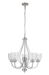 Craftmade - 49925 - Serene Five Light Chandelier in Mulltiple Finishes - Serene