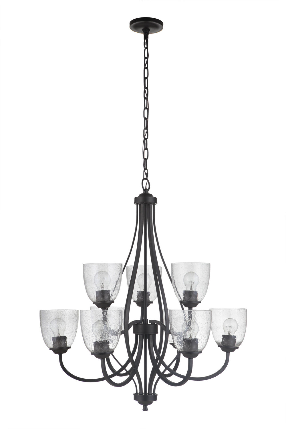 Craftmade - 49929 - Serene Nine Light Chandelier in Mulltiple Finishes - Serene