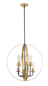 Craftmade - 50336 - Randolph Six Light Foyer Pendant in Mulltiple Finishes - Randolph