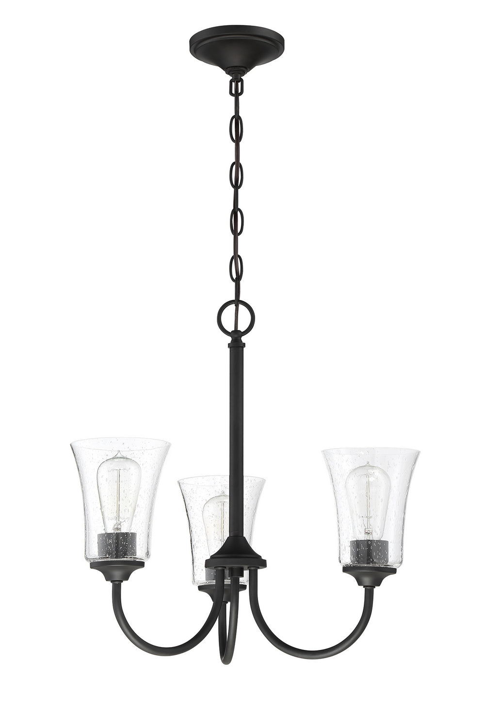 Craftmade - 50423 - Gwyneth Three Light Chandelier in Mulltiple Finishes - Gwyneth