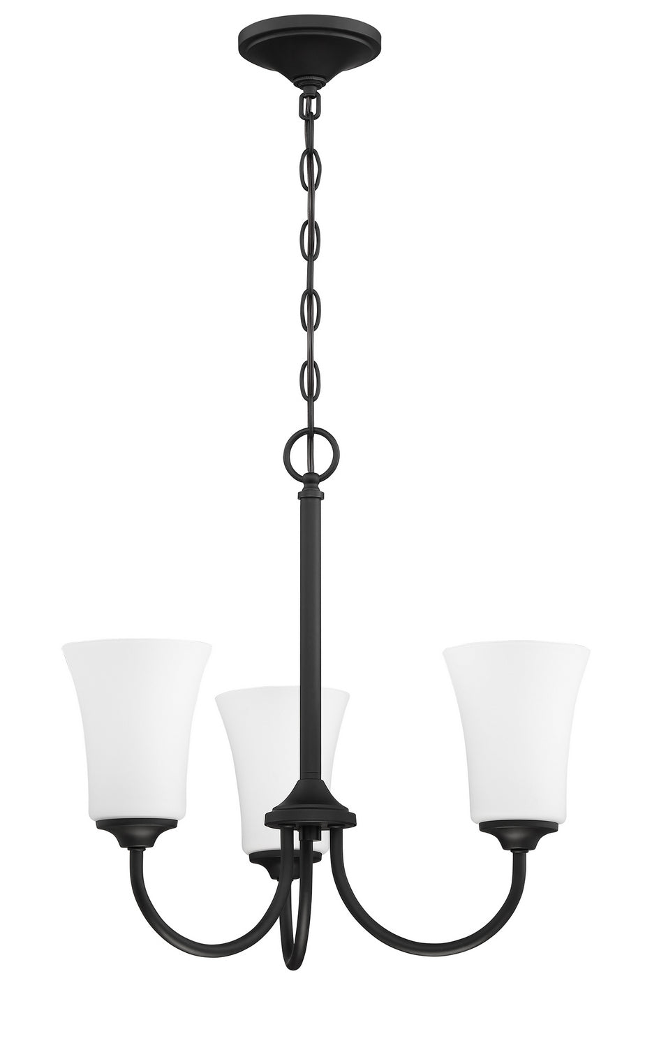 Craftmade - 50423 - Gwyneth Three Light Chandelier in Mulltiple Finishes - Gwyneth