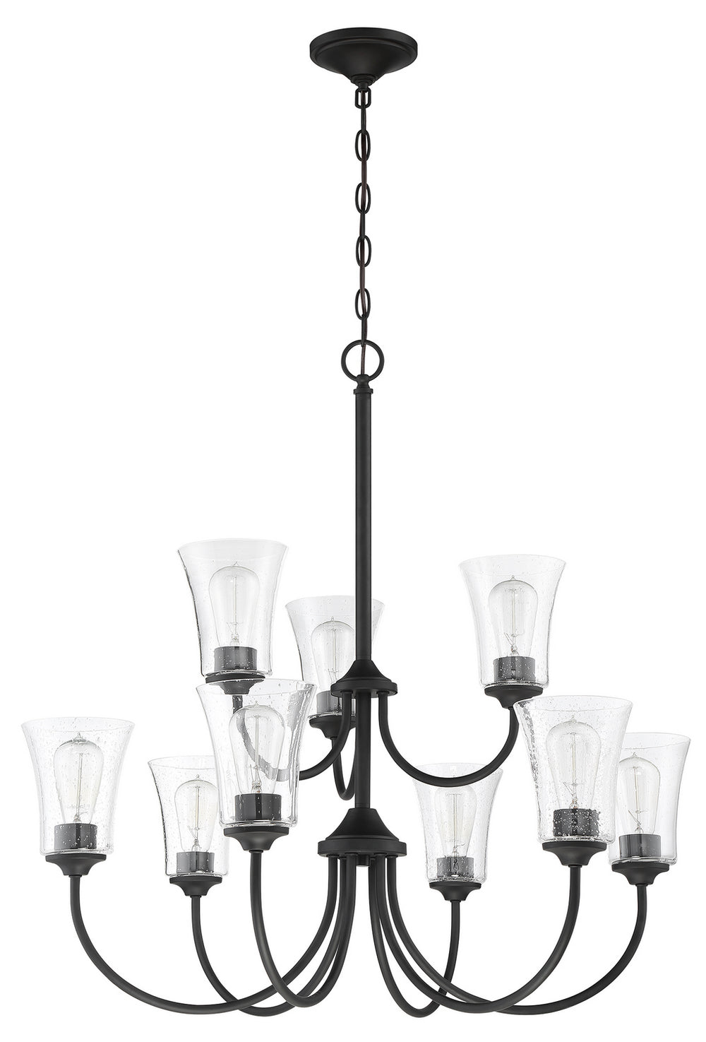 Craftmade - 50429 - Gwyneth Nine Light Chandelier in Mulltiple Finishes - Gwyneth