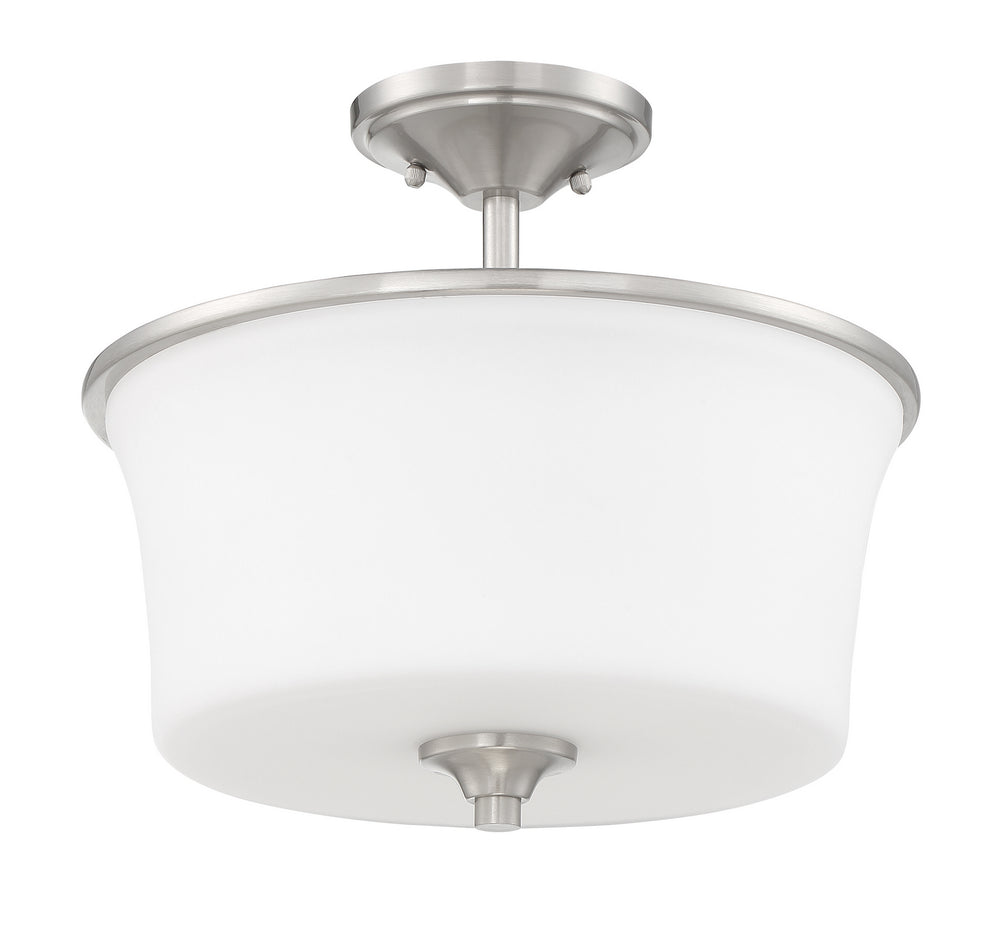 Craftmade - 50452 - Gwyneth Two Light Convertible Semi Flush in Mulltiple Finishes - Gwyneth