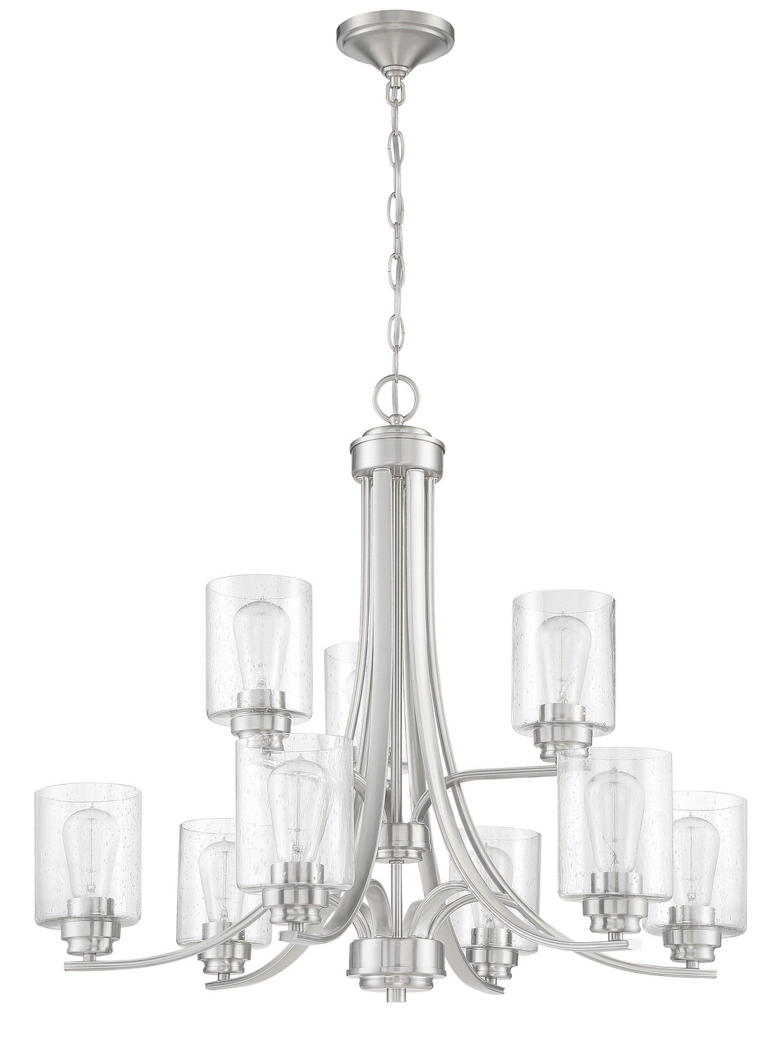 Craftmade - 50529 - Bolden Nine Light Chandelier in Mulltiple Finishes - Bolden