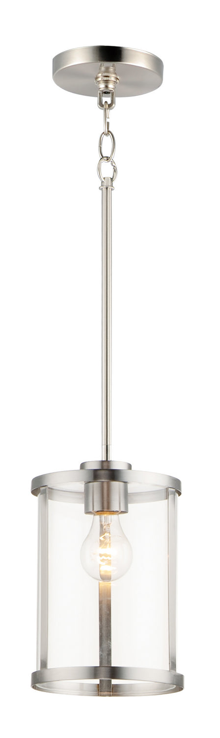 Maxim - 25252CLSN - One Light Pendant - Sentinel - Satin Nickel