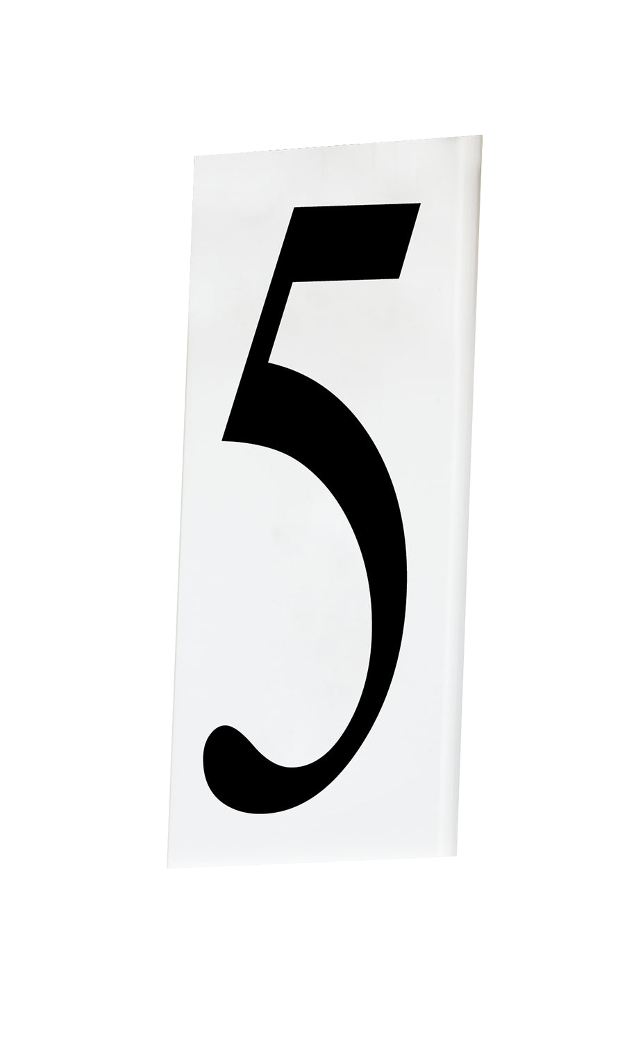 Maxim - 53615WT - House Number 5 - Address - White