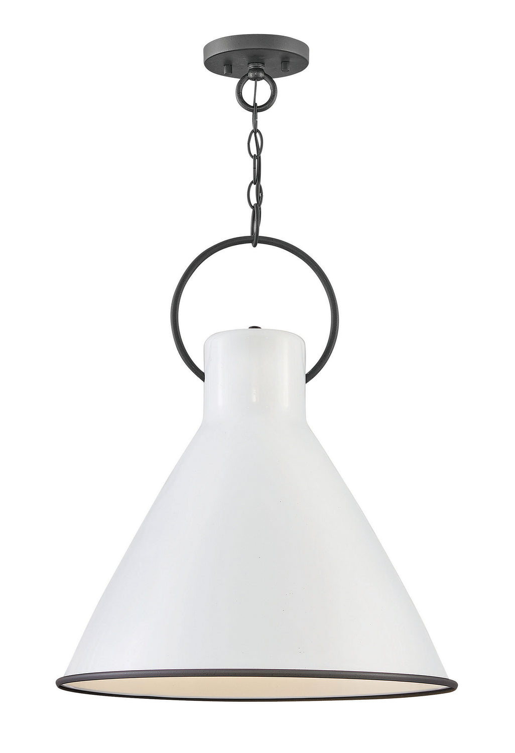 Hinkley - 3555PT - LED Pendant - Winnie - Polished White