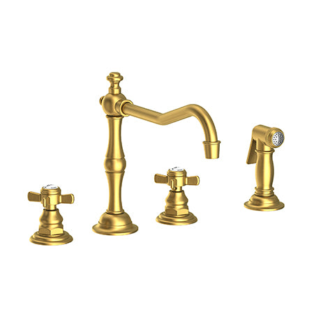 Kitchen Faucet With Side Spray in Multiple Finishes