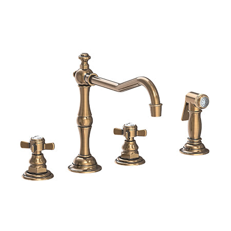 Kitchen Faucet With Side Spray in Multiple Finishes