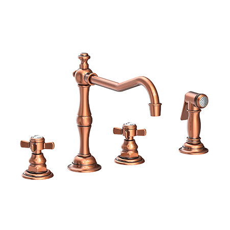 Kitchen Faucet With Side Spray in Multiple Finishes