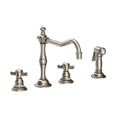 Kitchen Faucet With Side Spray in Multiple Finishes