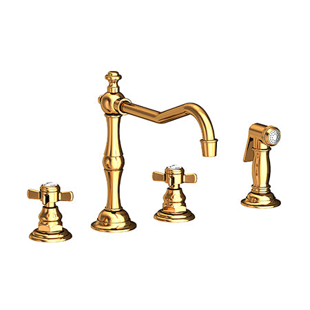 Kitchen Faucet With Side Spray in Multiple Finishes