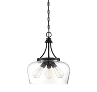 Savoy House - 7-4034-3-BK - Three Light Pendant - Octave - Black